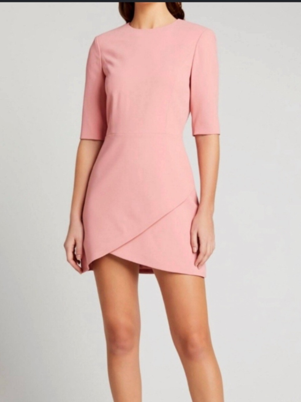 Alice + Olivia Calista Rose Overlay Dress in Rose - 4